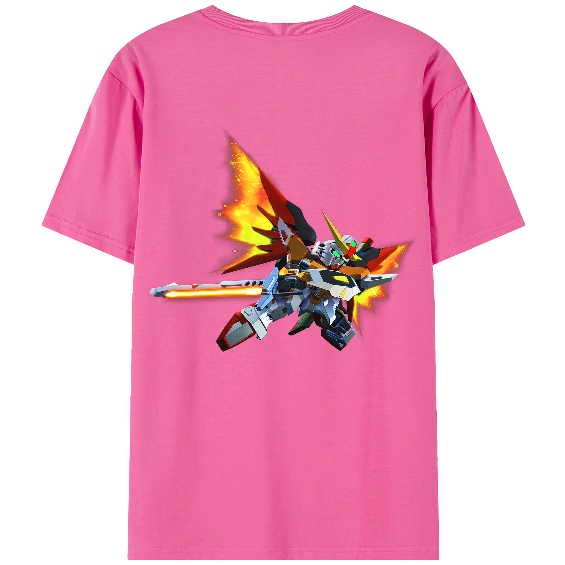 （画像用） 機動戦士ガンダム Mobile Suit Gundam レディース半袖Tシャツ(バックプリント)